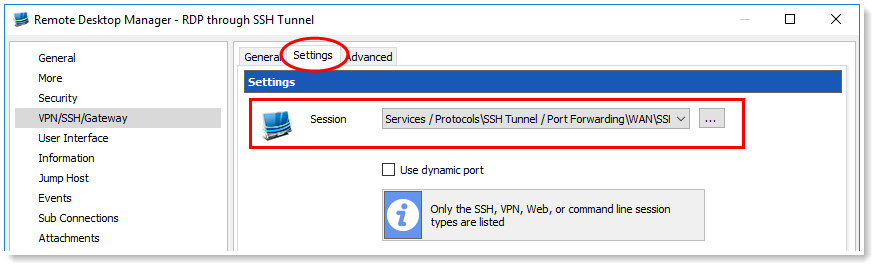 windows remote desktop client ssh tunnel