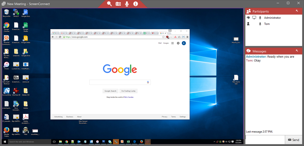 Connect android screen to windows 10