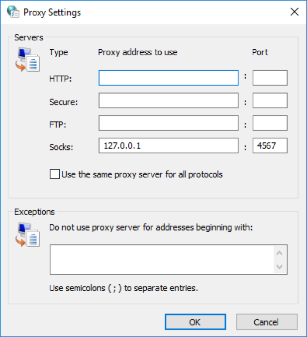 windows - PuTTY ssh tunnel (proxy) not supporting http(s