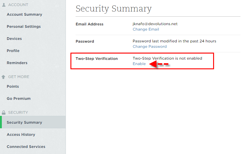  One time password in remote desktop manager devolutions