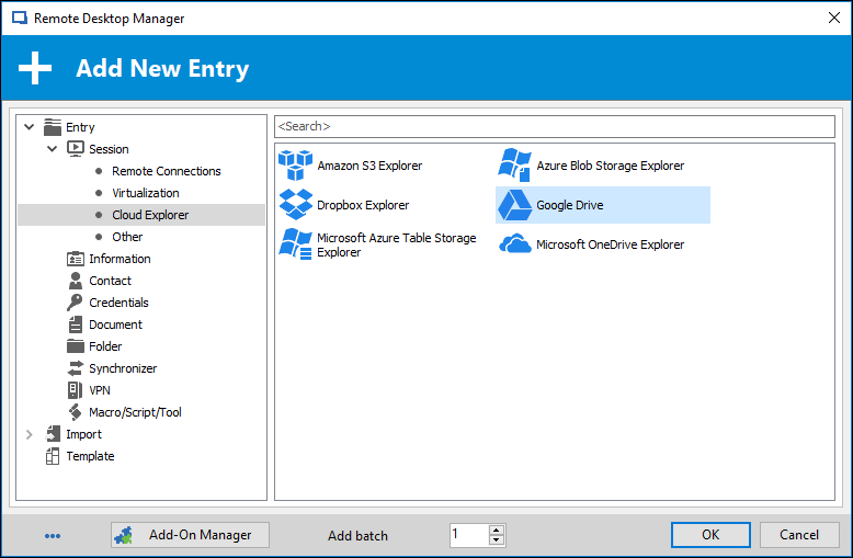 Remote Desktop Manager 13 New Feature Google Drive Integration