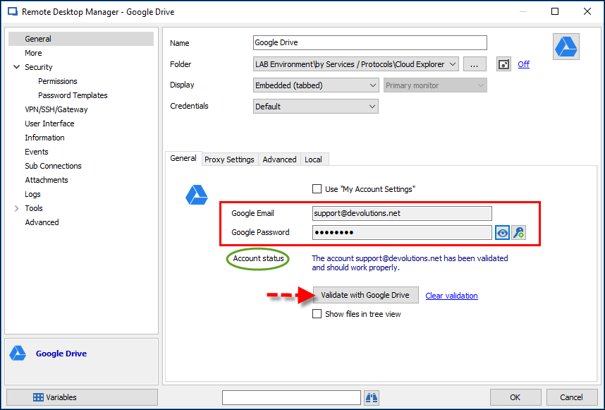 Remote Desktop Manager 13 New Feature Google Drive Integration