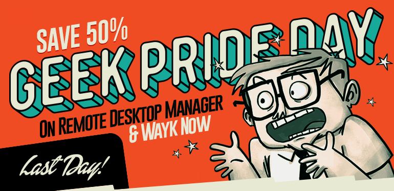 GeekPrideDay LastDay 50%