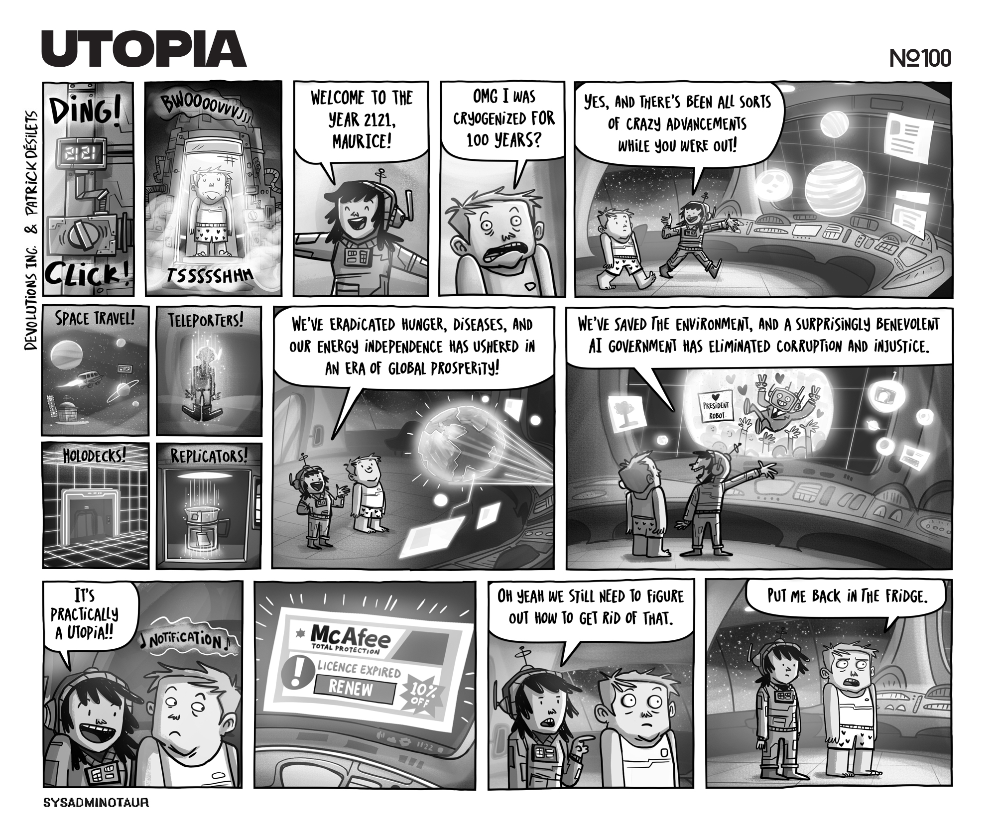 sysadminotaur-100-utopia