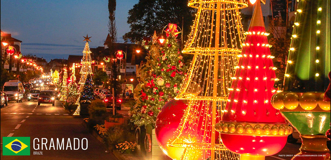 🎄WORLD'S BEST CHRISTMAS CELEBRATIONS NATAL LUZ GRAMADO BRAZIL 🎄 