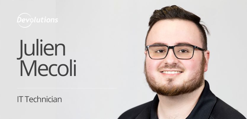 [New Employee Spotlight] Julien Mecoli, IT Technician