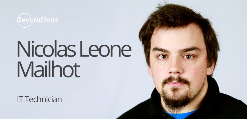 Interview Nicolas Leone Mailhot IT Technician