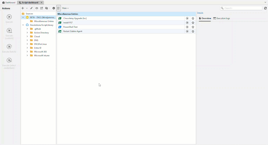 Adding external GitHub libraries for the Script dashboard