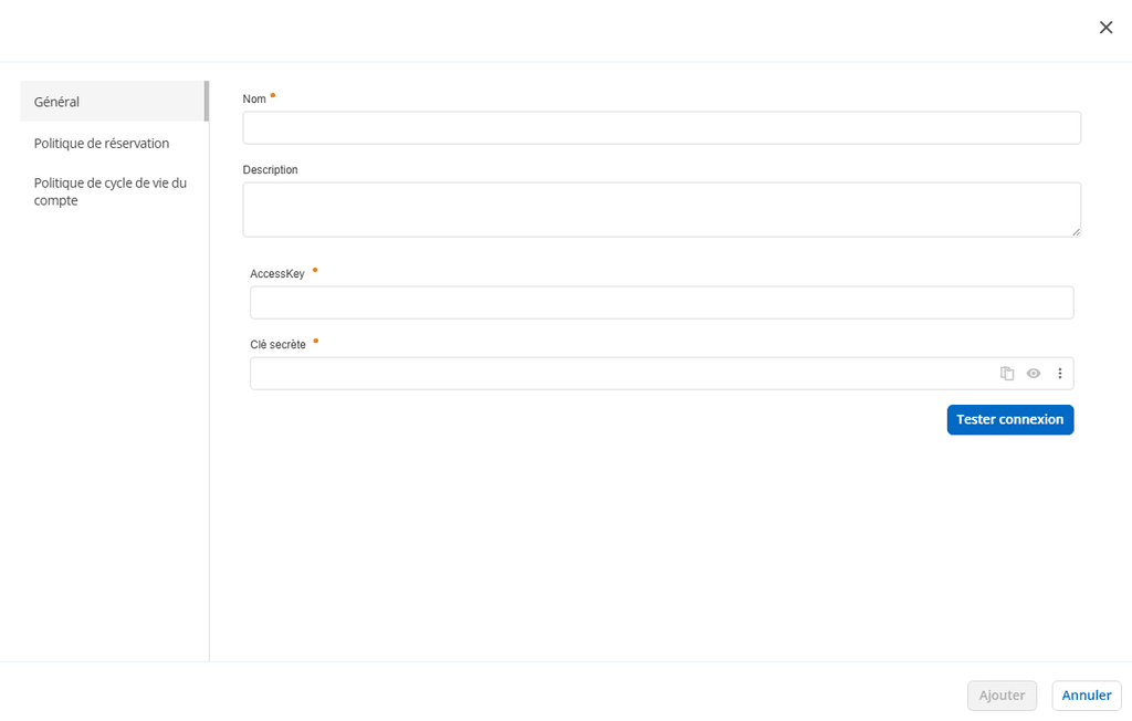 Configuration du fournisseur PAM AWS IAM dans le Hub