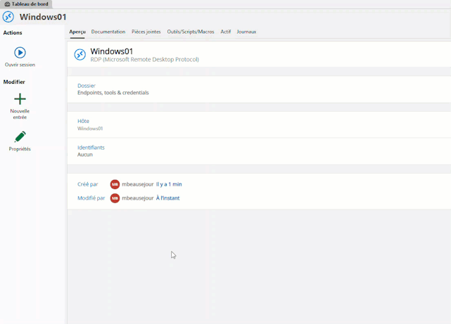 Créer un identifiant, puis le lier à une entrée pour le lancement