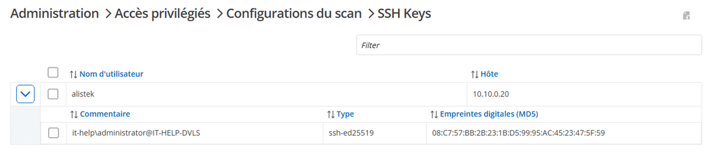 Découverte des clés SSH via le nouveau fournisseur PAM de clés SSH