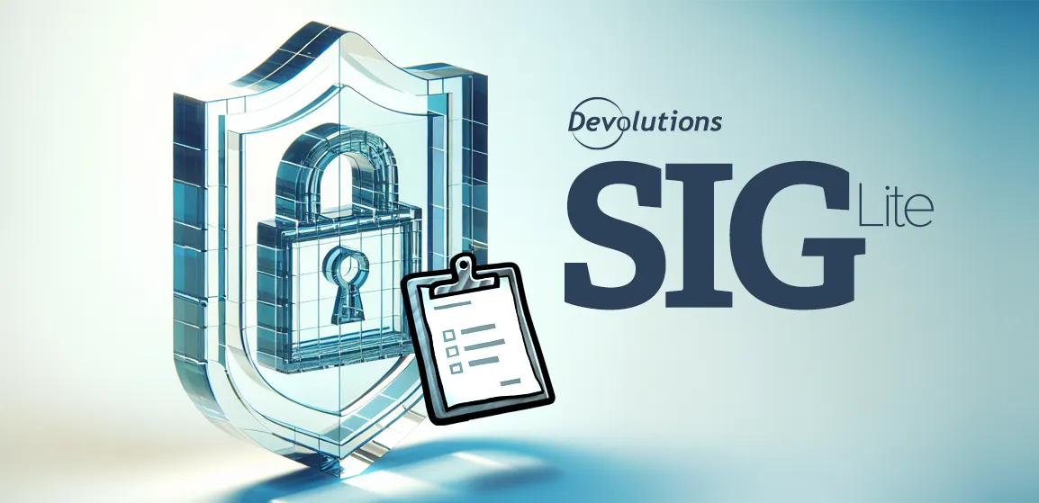 Devolutions sig lite questionnaire blog