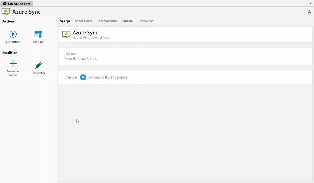Synchronisateur Azure VMs devolutions rdm 2025.3 updates