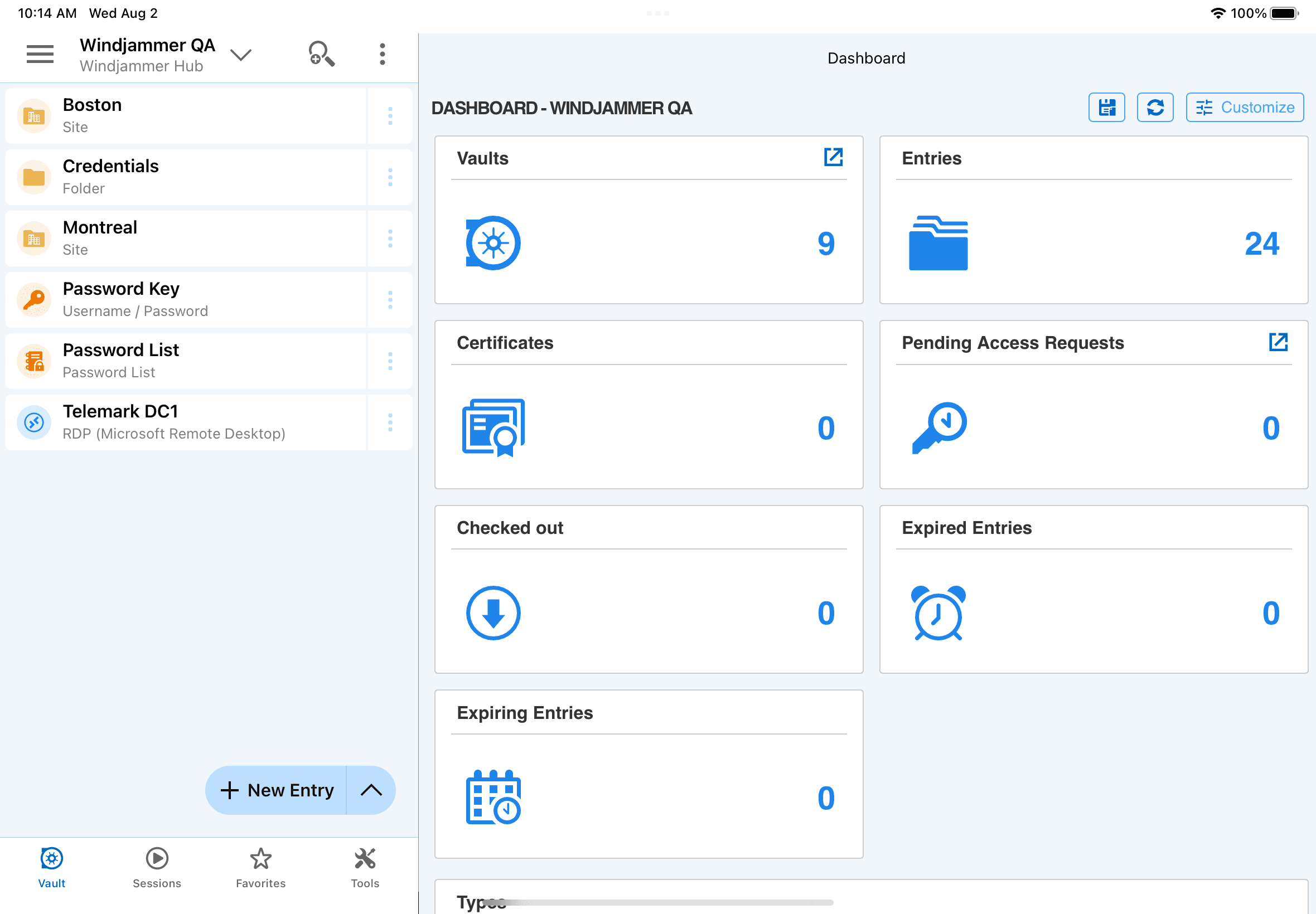 RDM Mobile für iPad