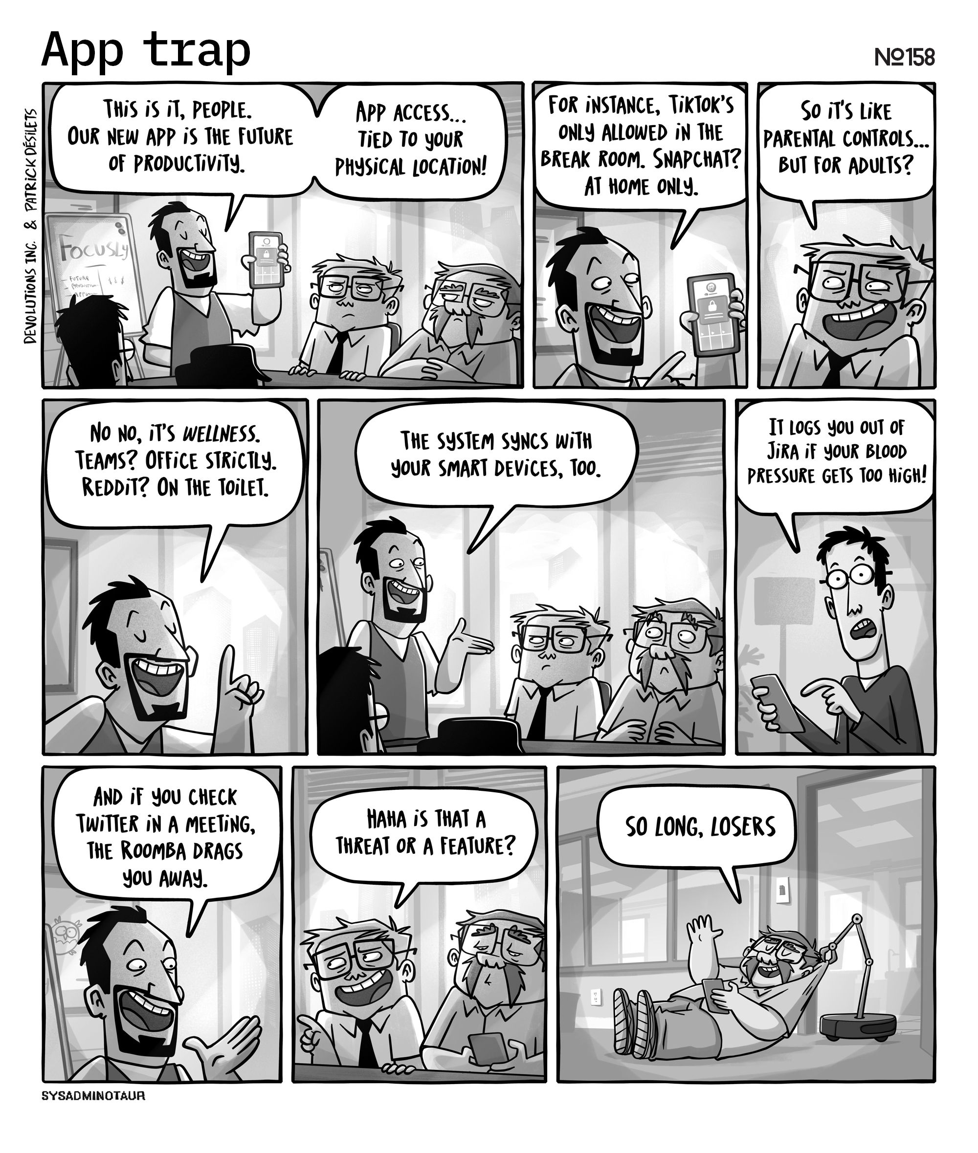 Sysadminotaur 158 app trap devolutions blog