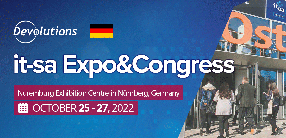 [NEWS] Meet Us at it-sa Expo & Congress in Nuremberg Oct. 25-27, 2022