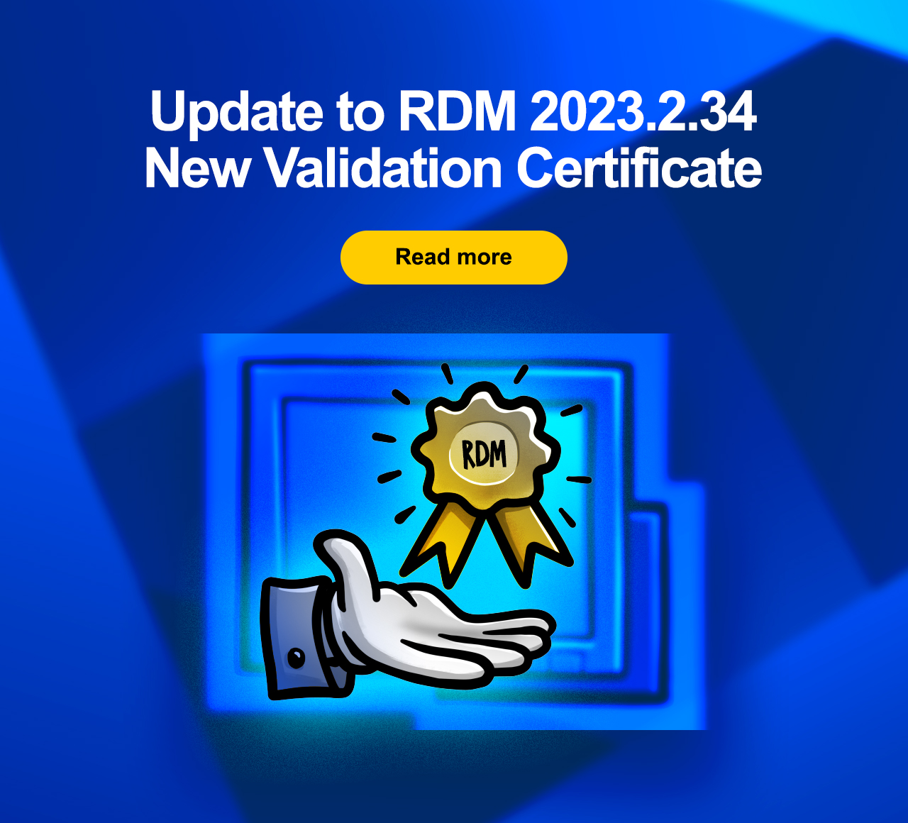 Update to RDM 2023.2.34 (or Later) Per New Validation Certificate