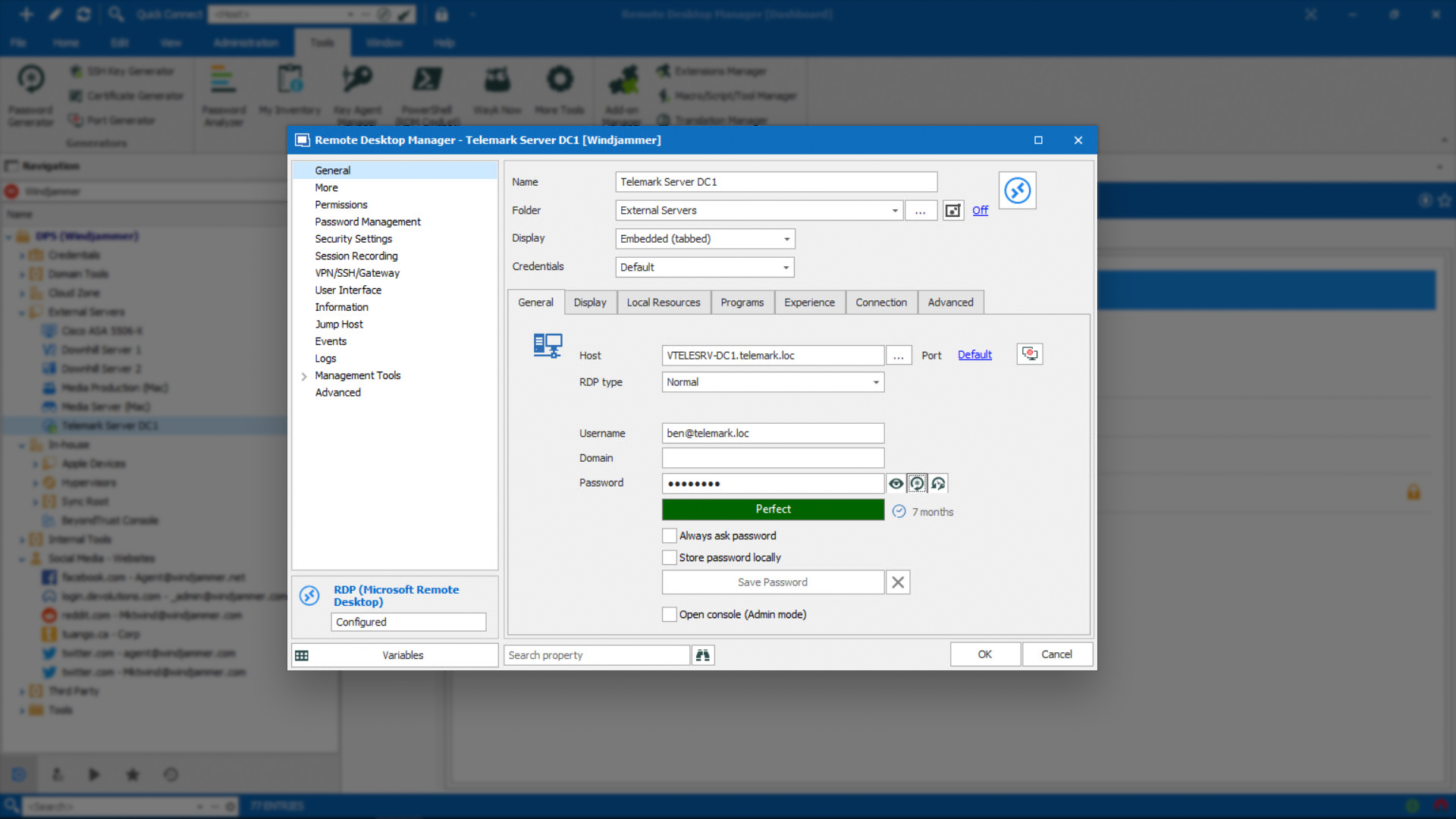 Remote Desktop Manager Remote Connection Management