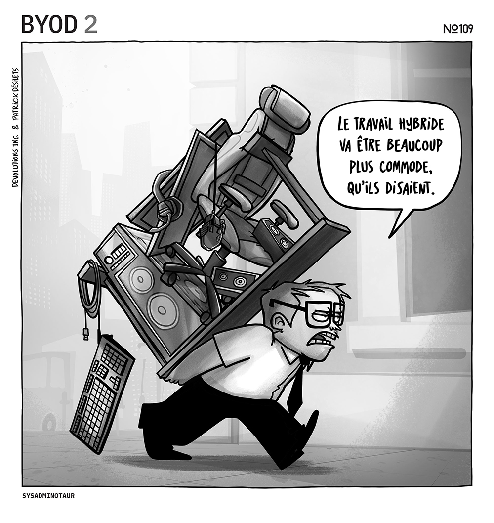 Sysadminotaur #109 : BYOD - Apportez vos appareils personnels 2