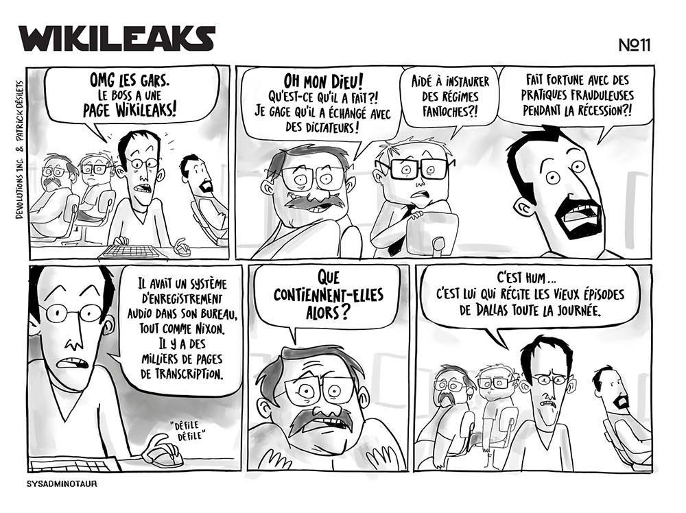 Sysadminotaur #11 - Wikileaks