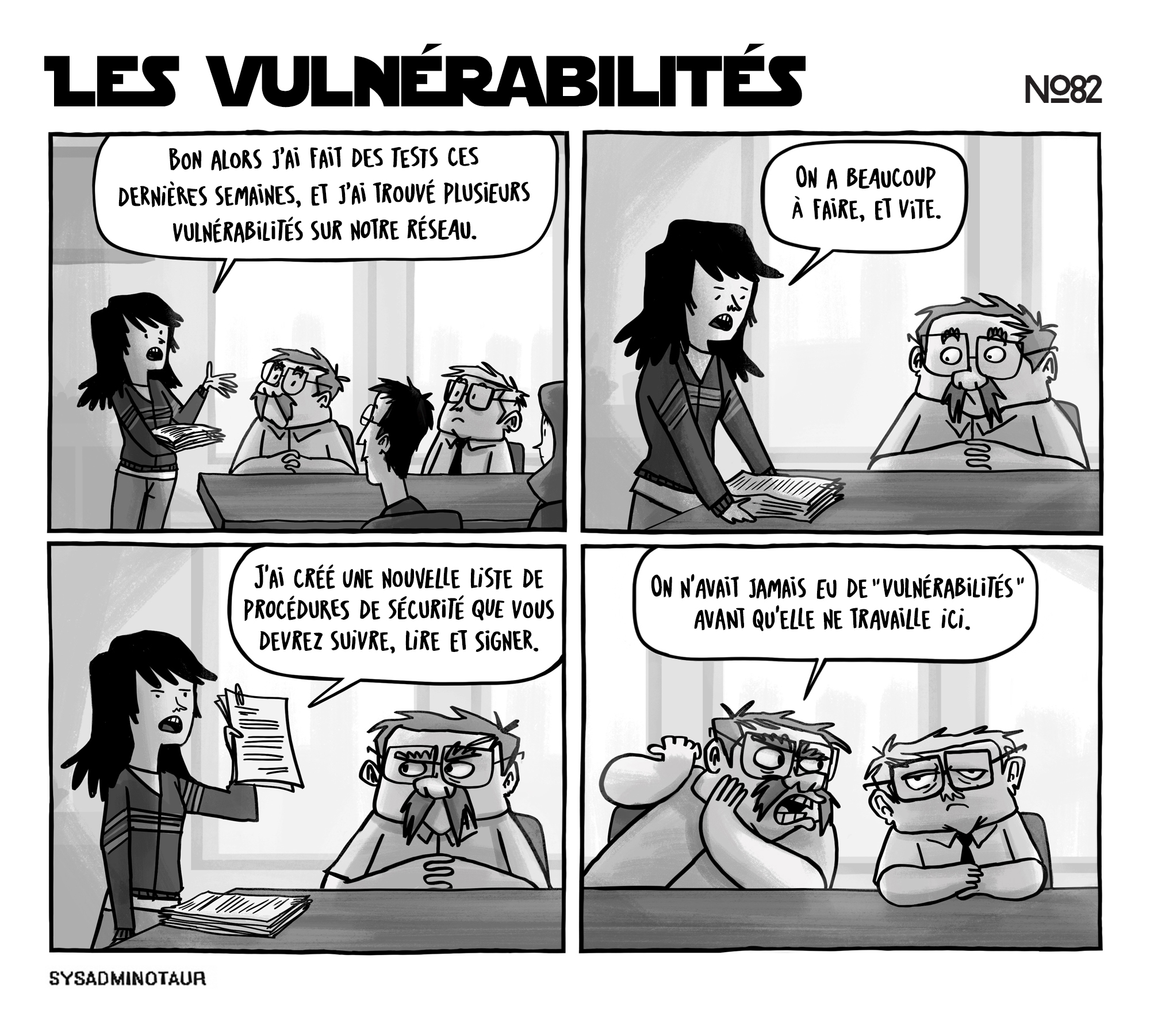 Sysadminotaur #82 : Les vulnérabilités
